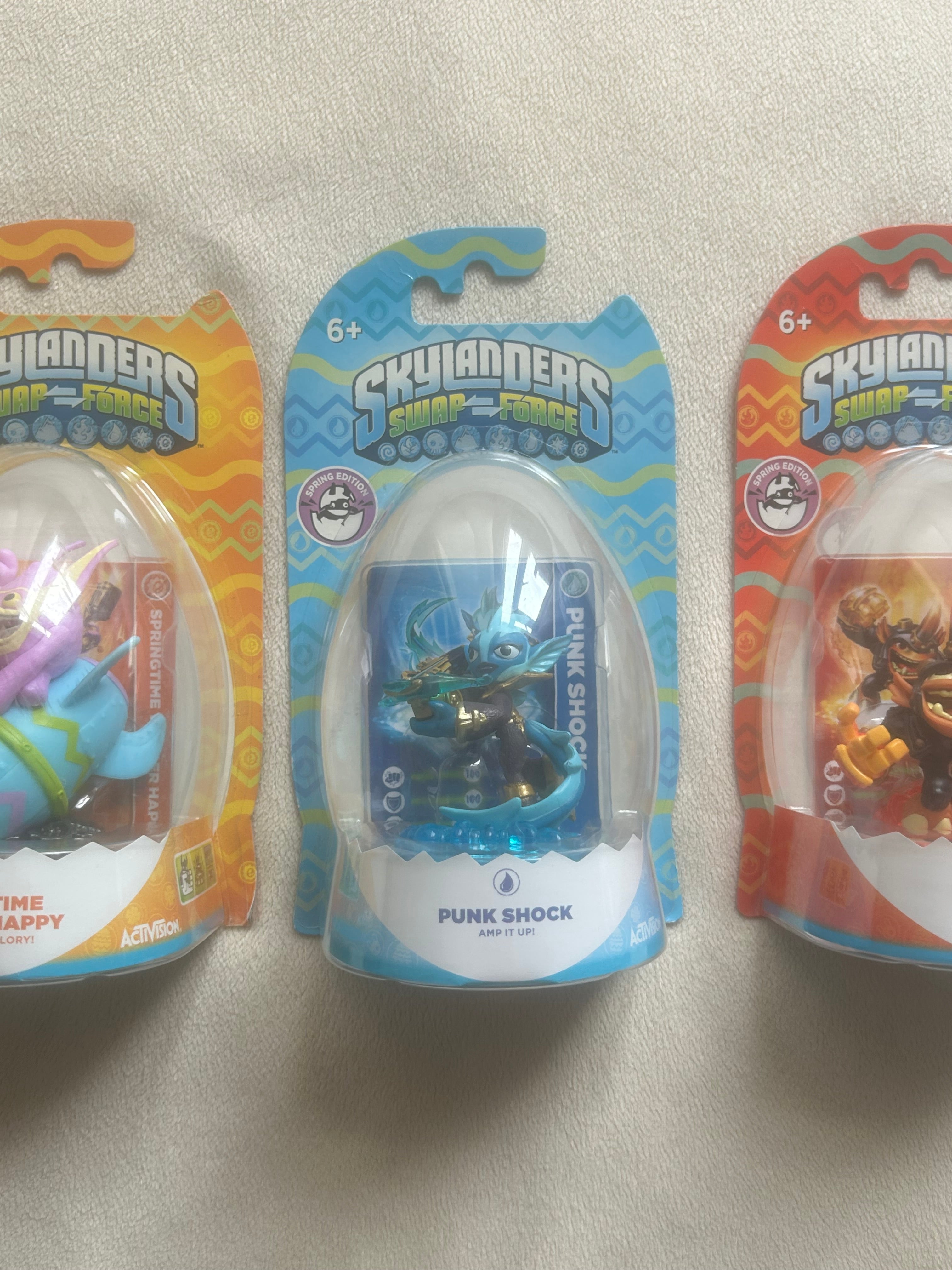 Skylanders Swap Force Spring Edition Bundle BNIB Springtime Trigger Happy Punk Shock Fryno New Boxed Trio