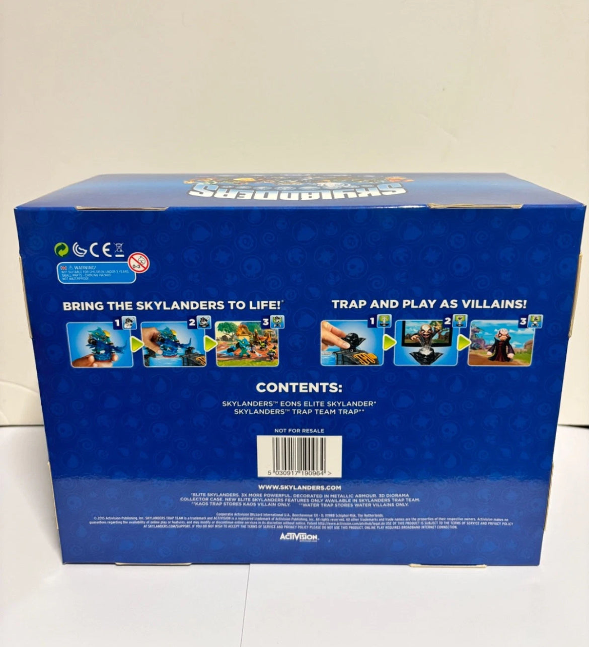 Skylander: Eons Elite Whirlwind + Water Trap Value Pack New