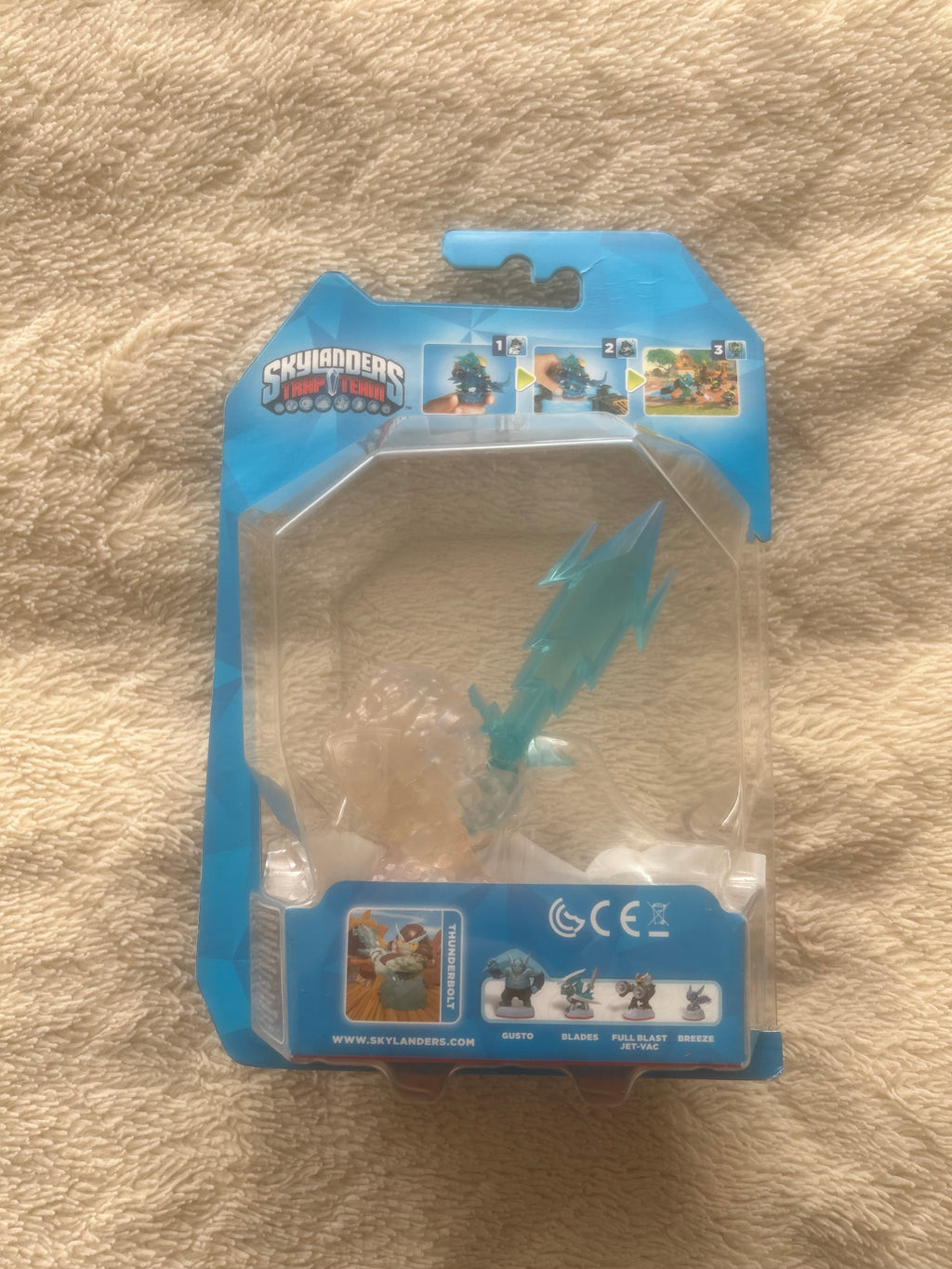 Skylanders Trap Team Rare Crystal Clear Thunderbolt Chase Varient BNIB