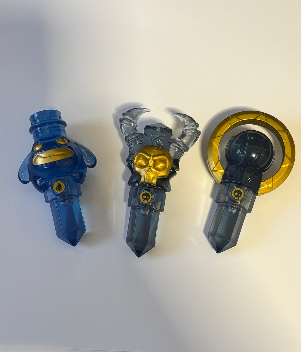 Skylanders Trap Team Legendary Traps Set Undead Skull, Orb, Water Jughead Rare