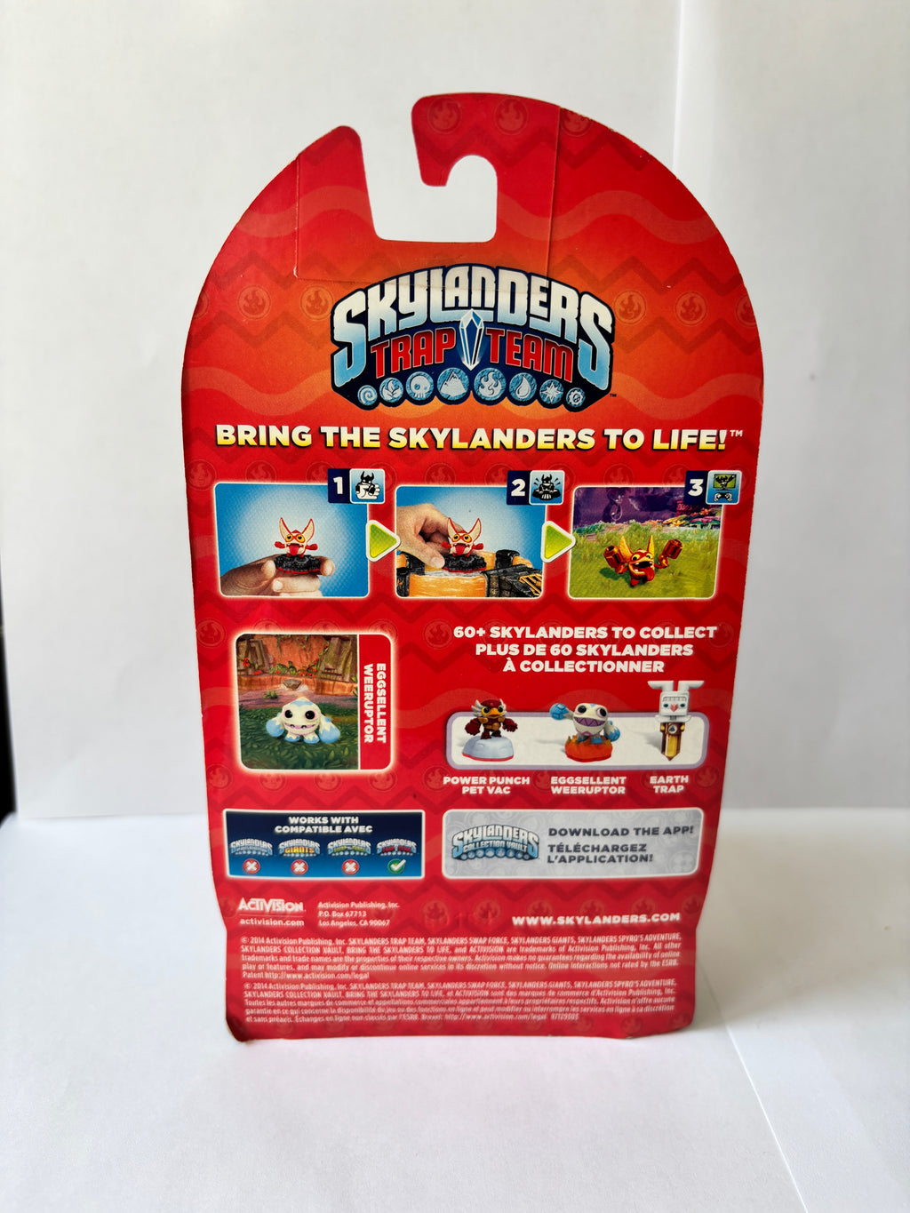 Skylanders Trap Team Eggsellent Weeruptor Rare Spring Edition BNIB
