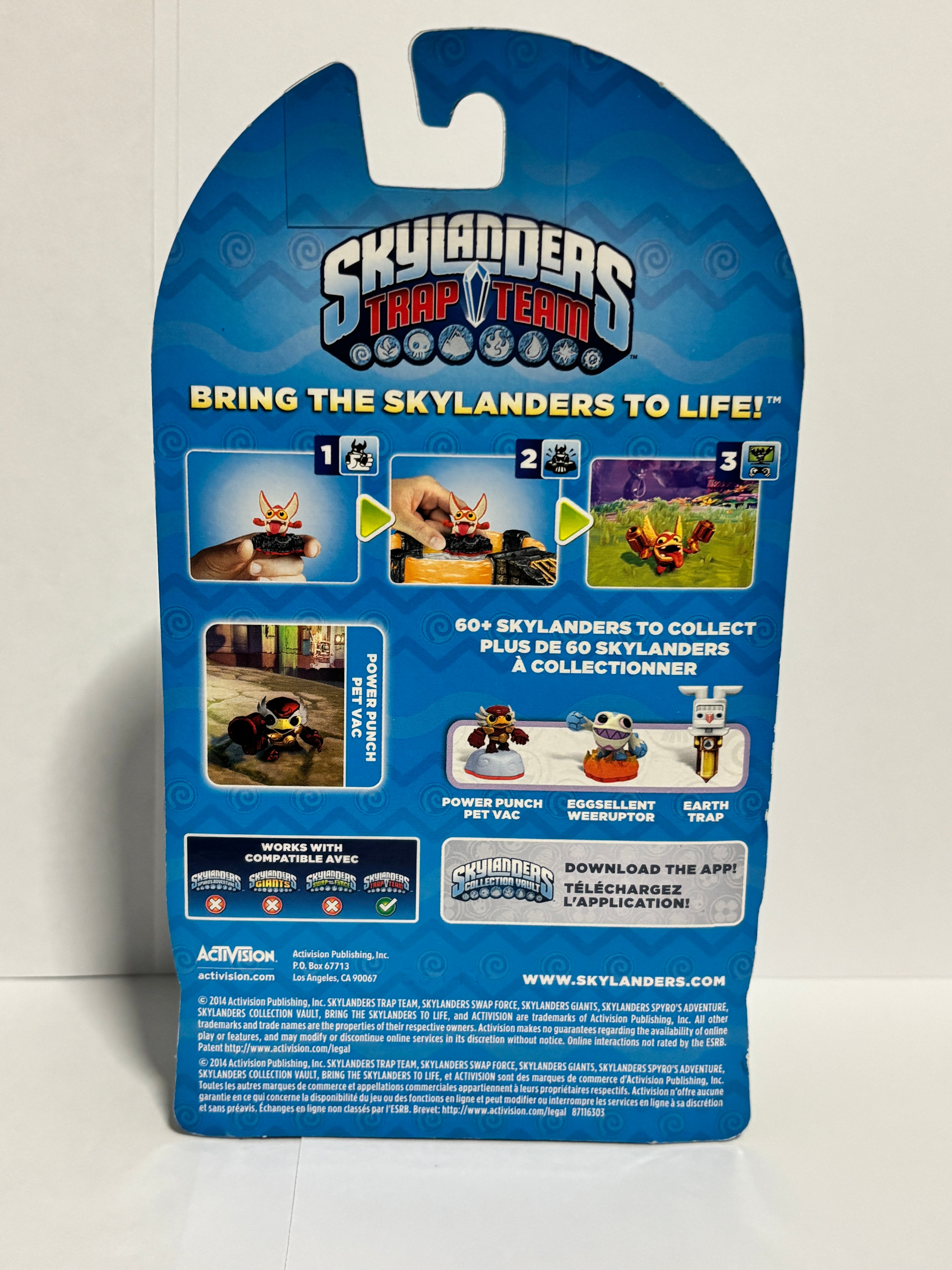 Skylanders Trap Team Power Punch Pet Vac Spring Edition