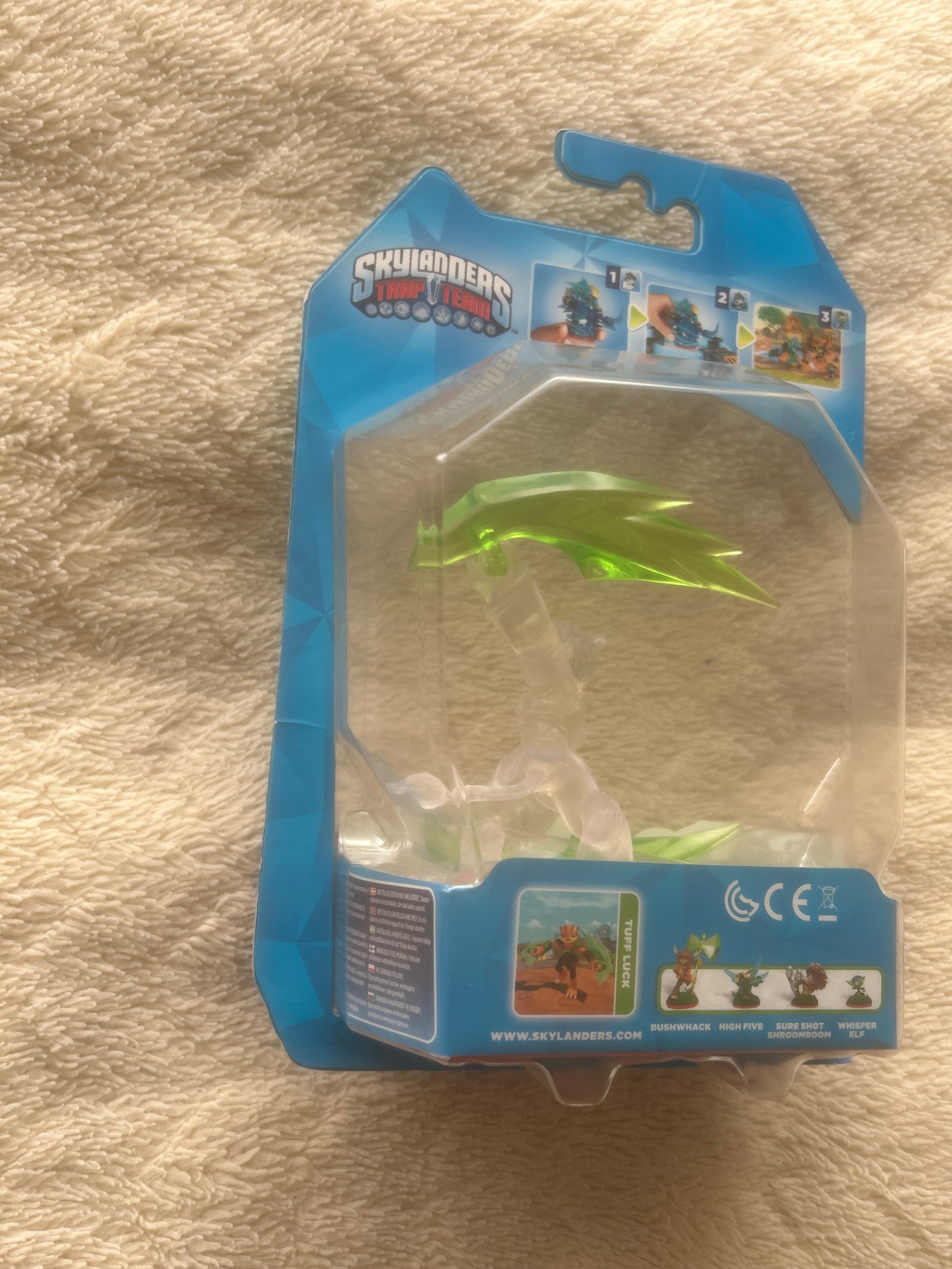 Skylanders Trap Team Rare Crystal Clear Tuff Luck Chase Varient BNIB