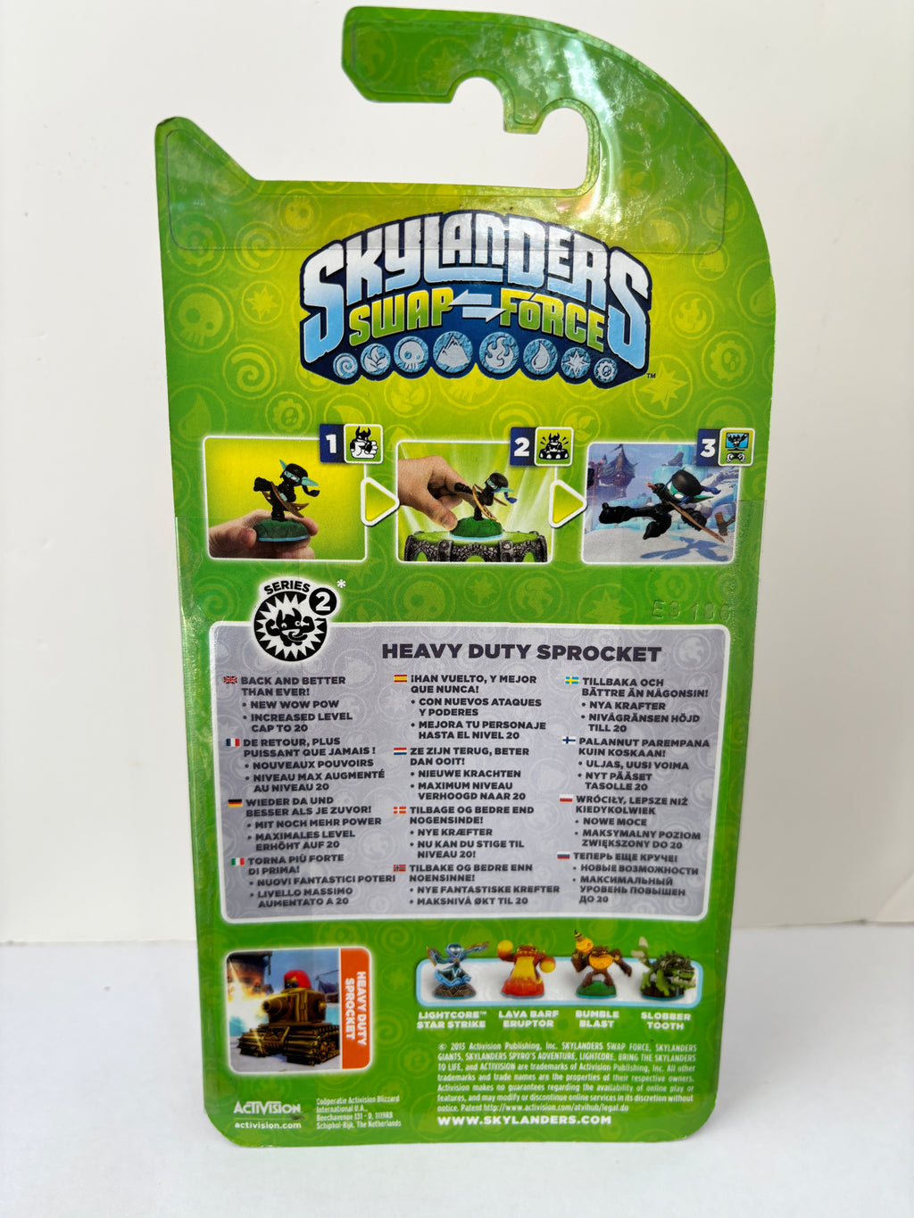 Skylanders Swap Force  Heavy Duty Sprocket New Boxed