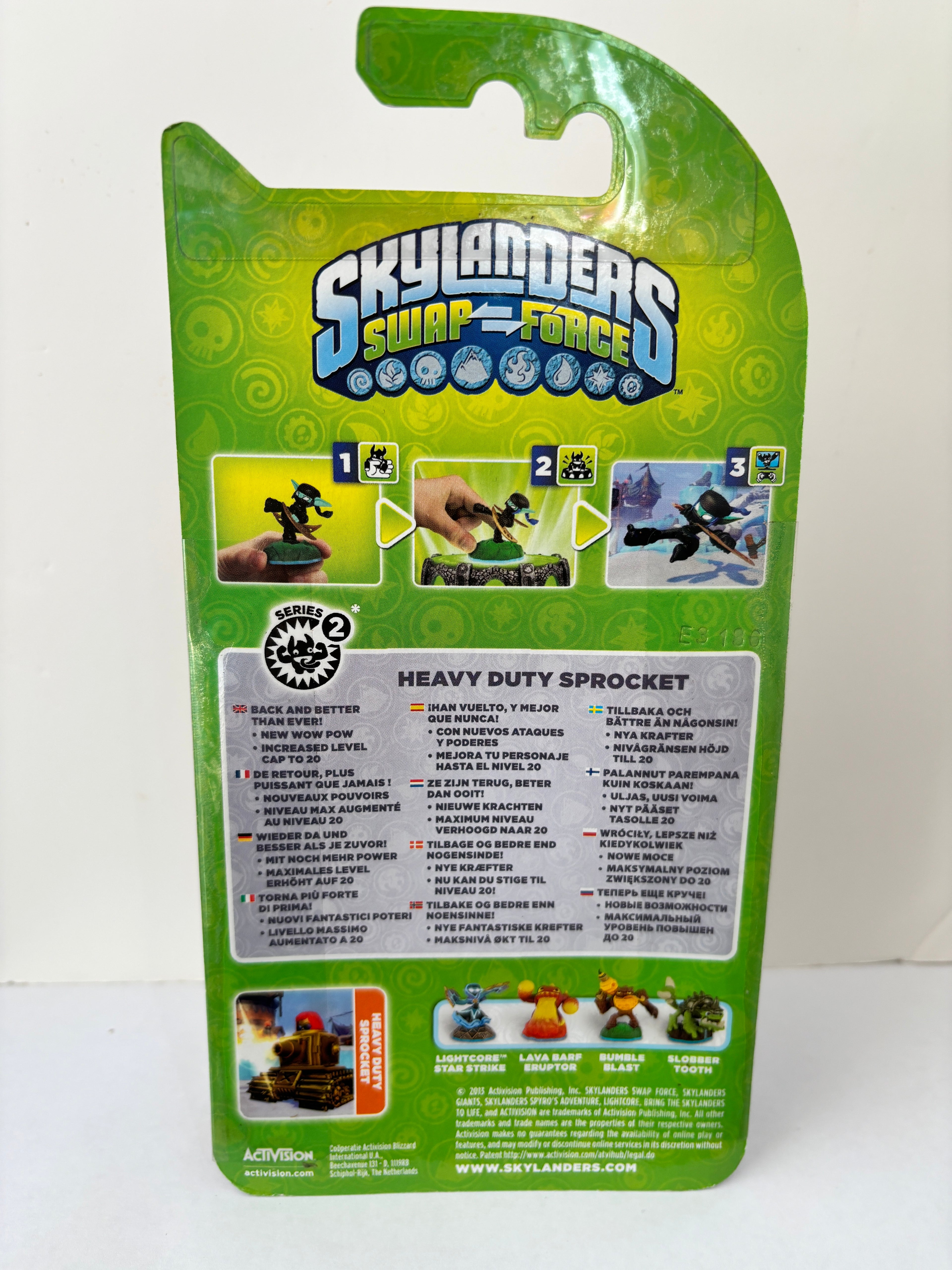 Skylanders Swap Force  Heavy Duty Sprocket New Boxed