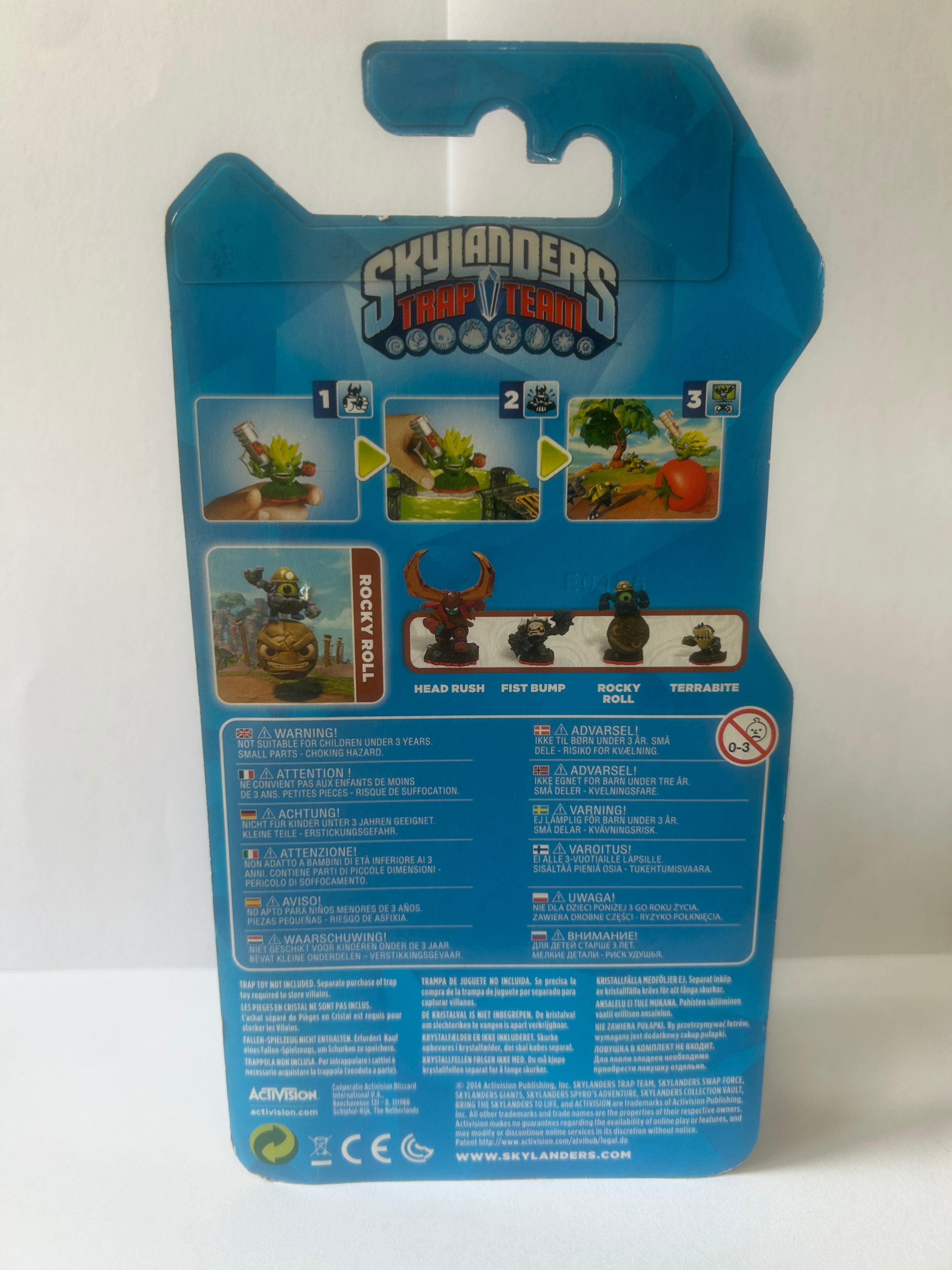 Skylanders Rocky Roll BNIB Trap Team Figure New Boxed