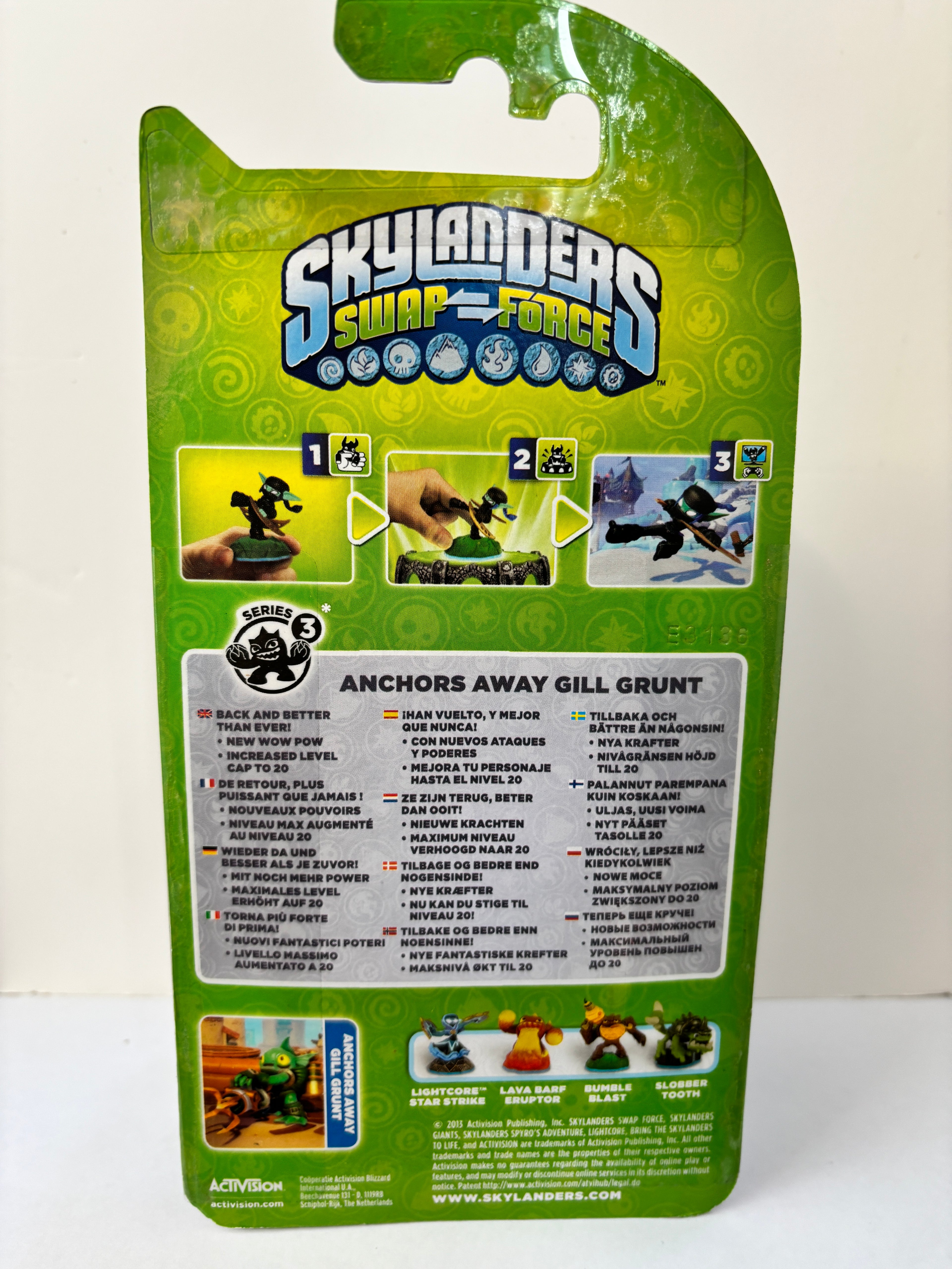 Skylanders Swap Force  Anchors Away Gill Grunt New Boxed