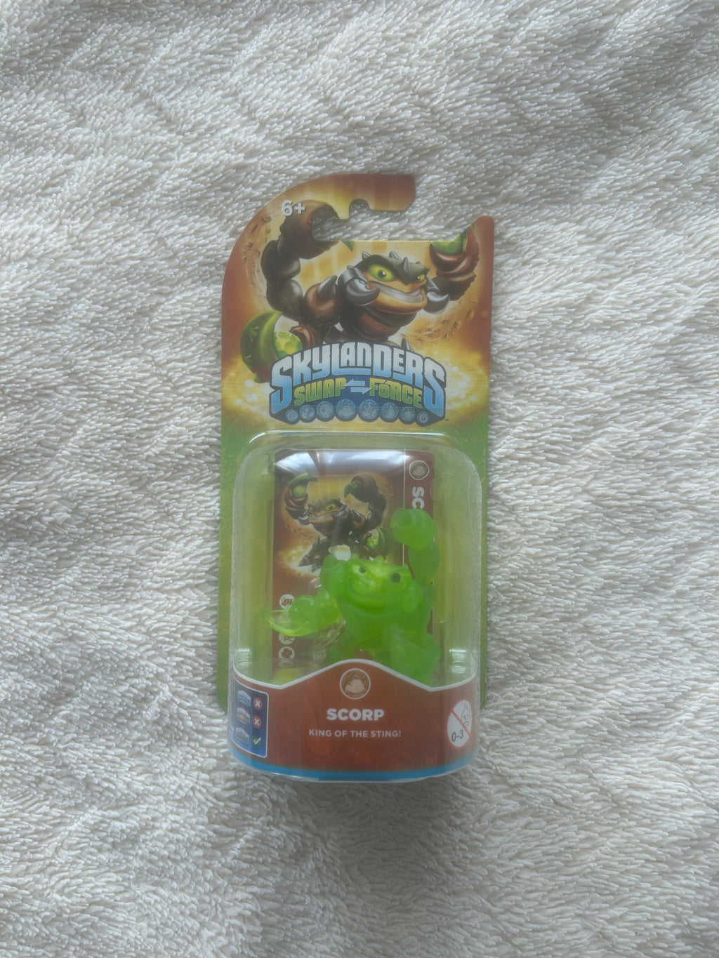 Skylanders Swap Force Rare Clear Green Translucent Scorp Chase Variant BNIB