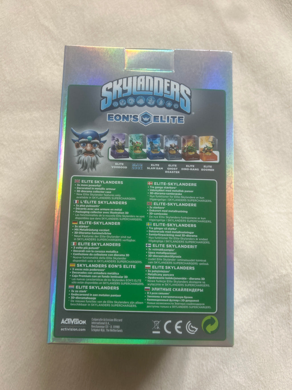 Skylanders Superchargers Eons Elite Zook BNIB New Boxed