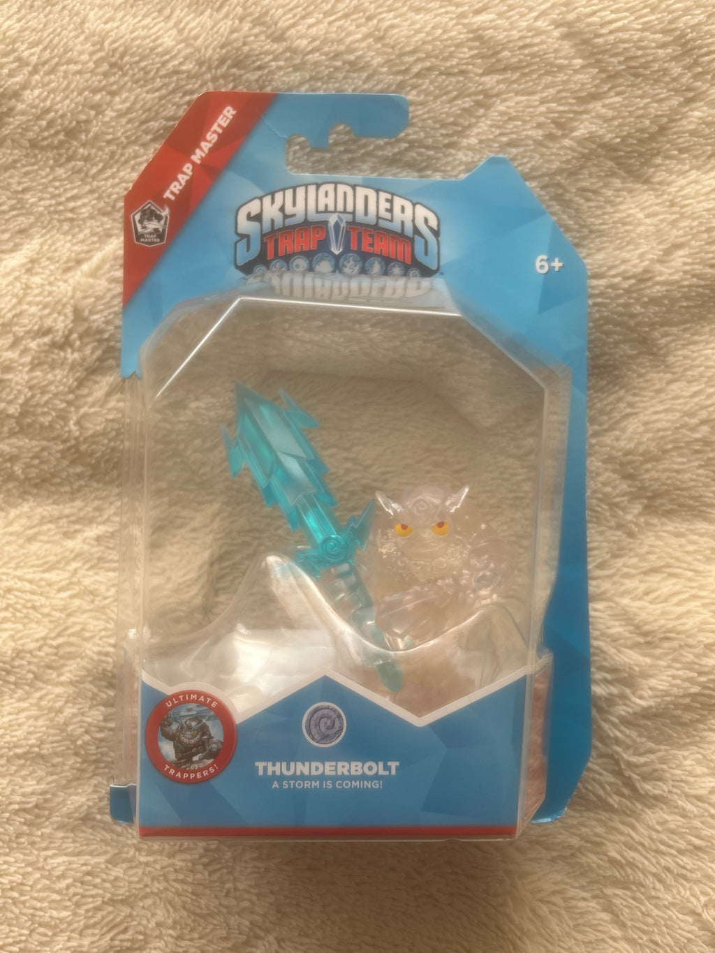 Skylanders Trap Team Rare Crystal Clear Thunderbolt Chase Varient BNIB