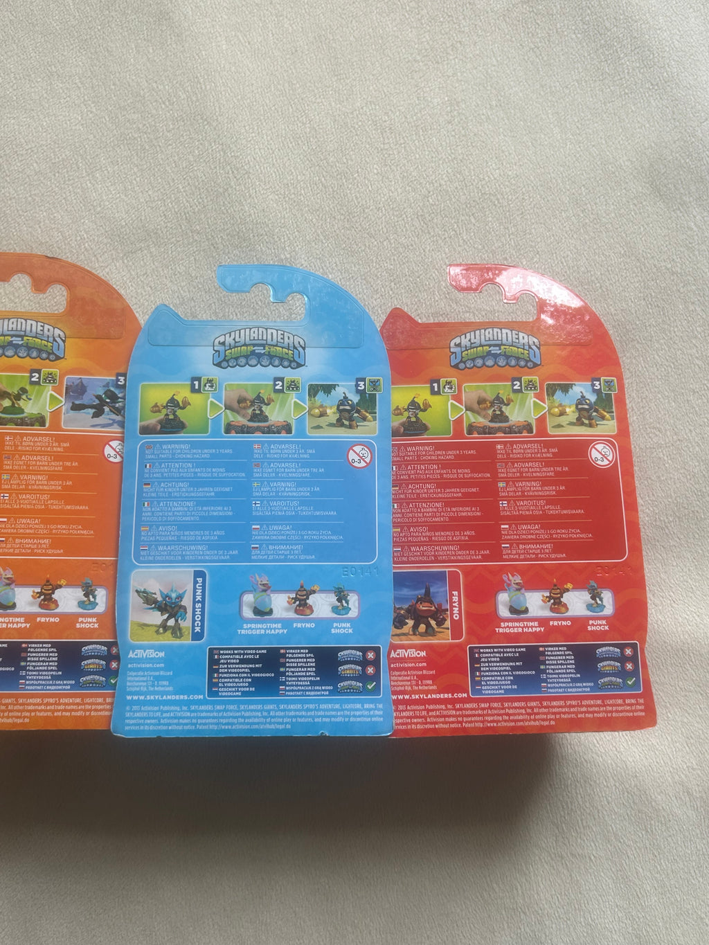 Skylanders Swap Force Spring Edition Bundle BNIB Springtime Trigger Happy Punk Shock Fryno New Boxed Trio