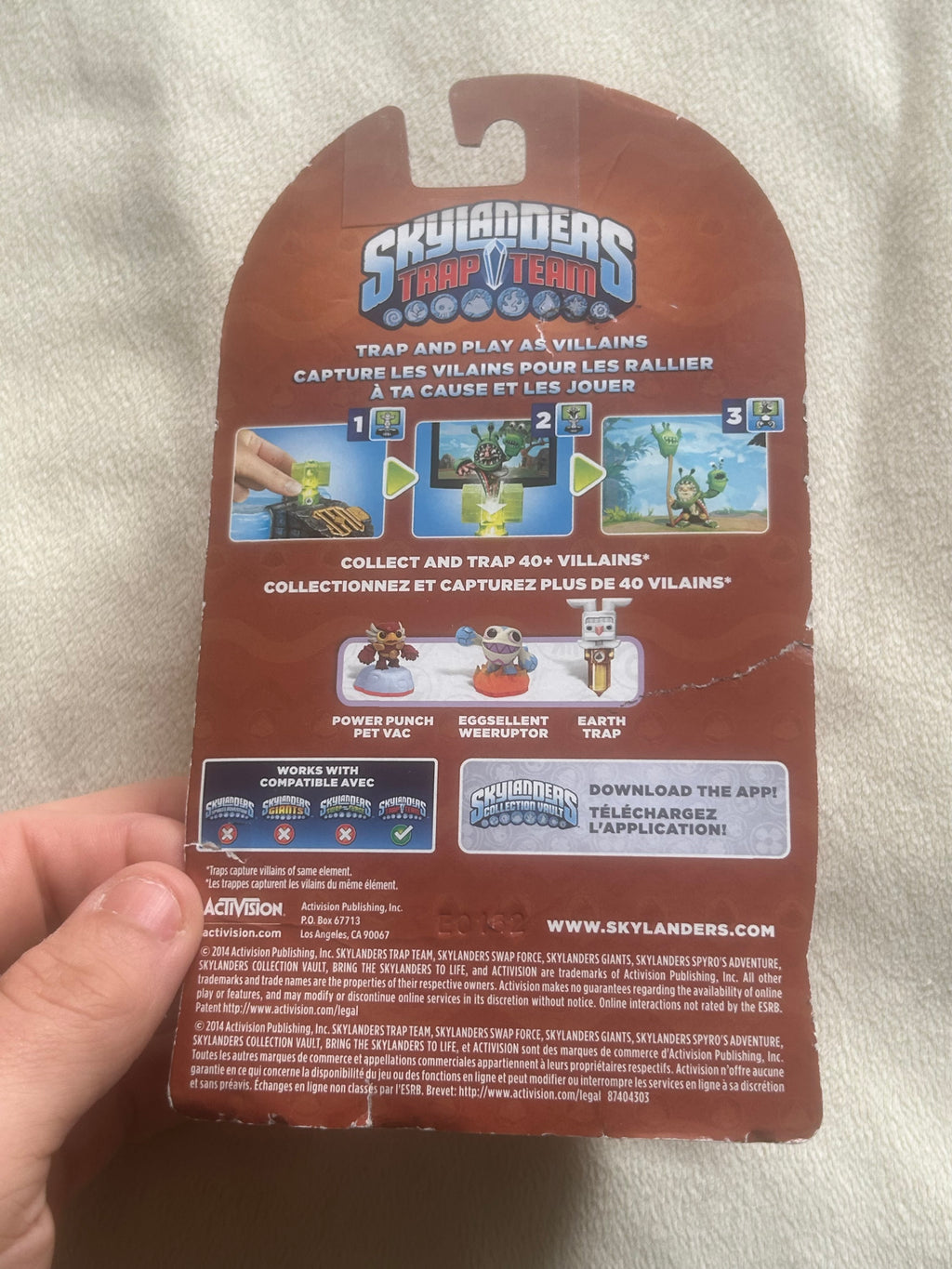 Skylanders Trap Team Earth Trap Bunny Spring Edition Boxed