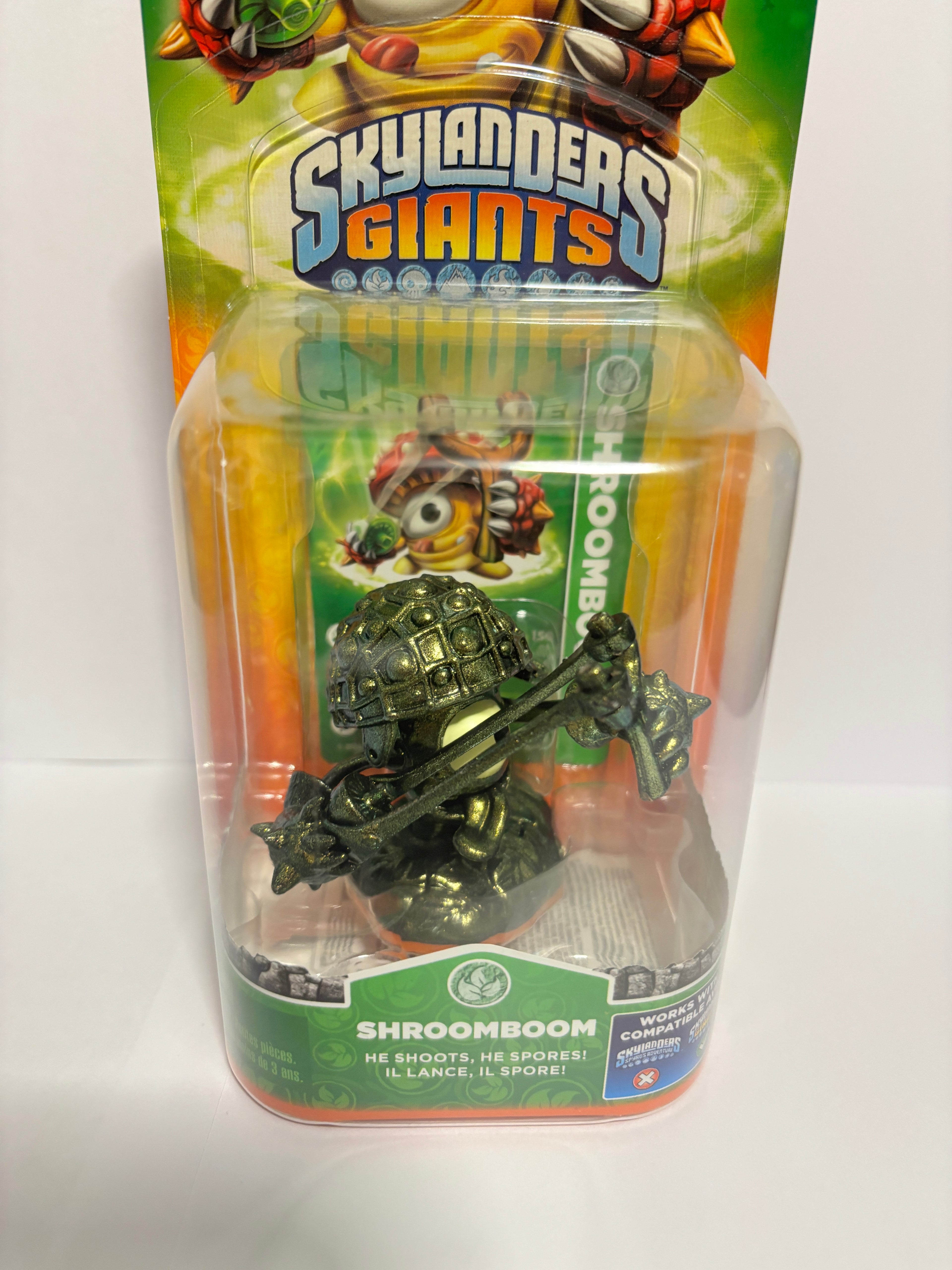 Skylanders Giants Metallic Green Shroom Boom BNIB