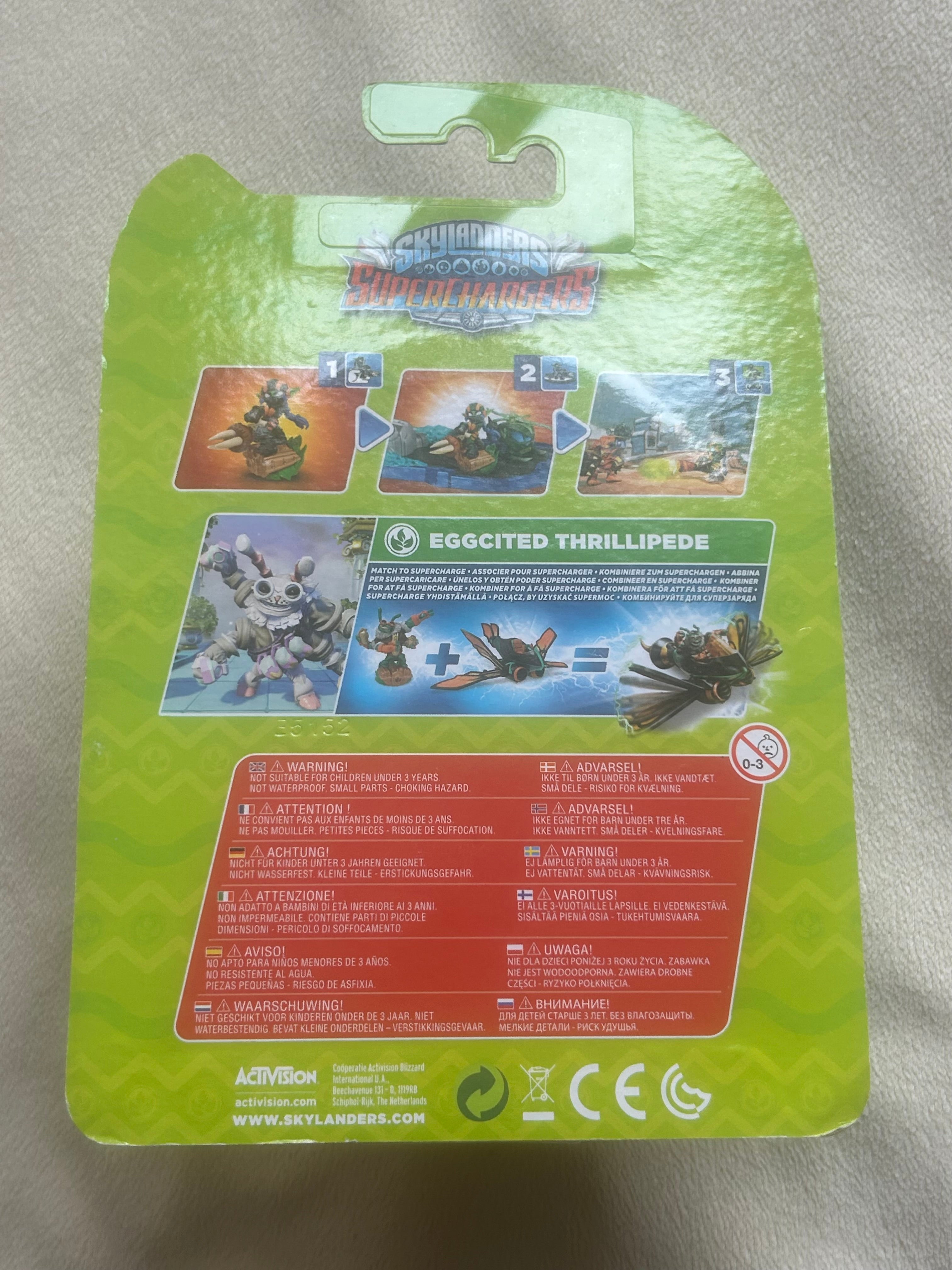 Skylanders Superchargers Figure Eggcited Thrillipede New