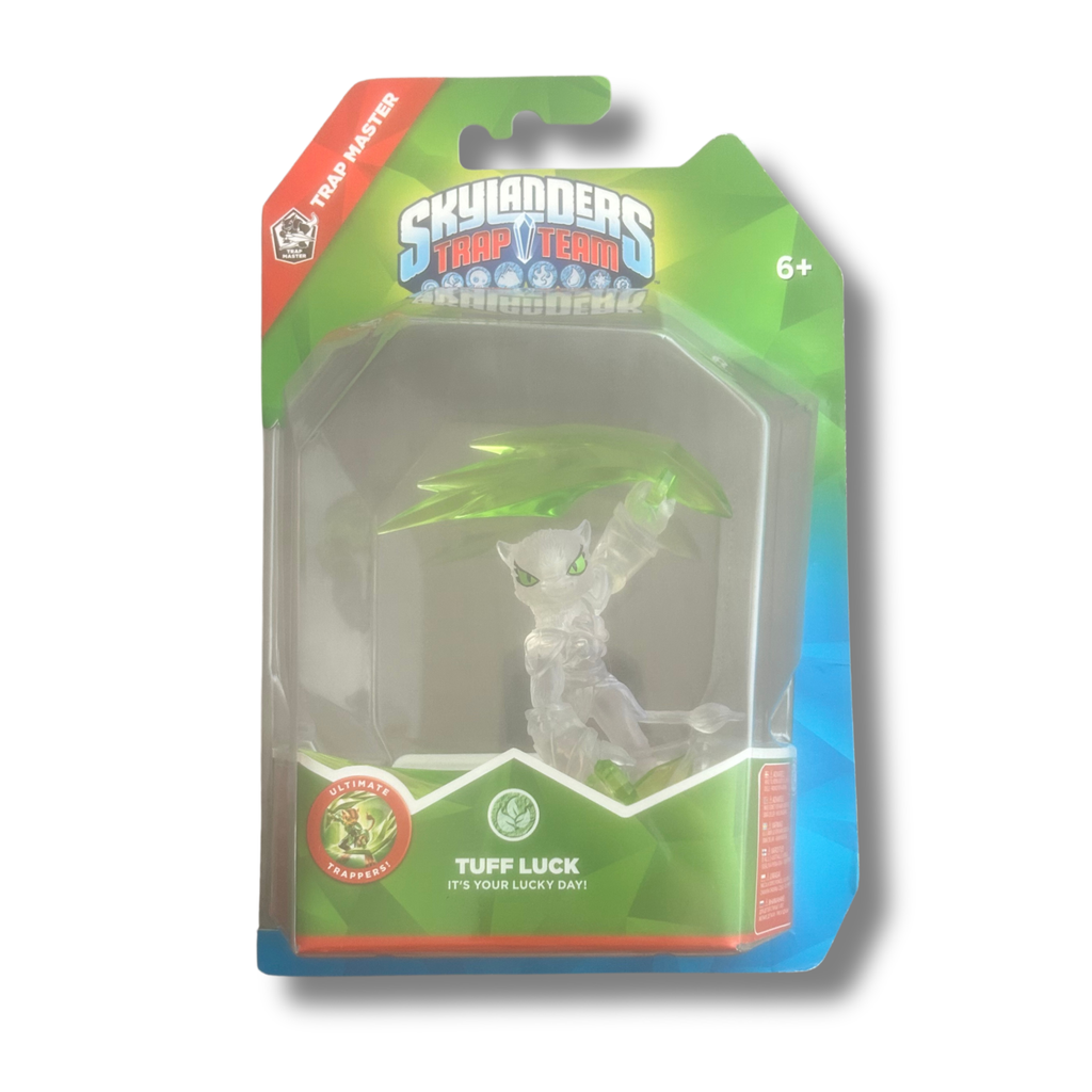 Skylanders Trap Team Rare Crystal Clear Tuff Luck Chase Varient BNIB