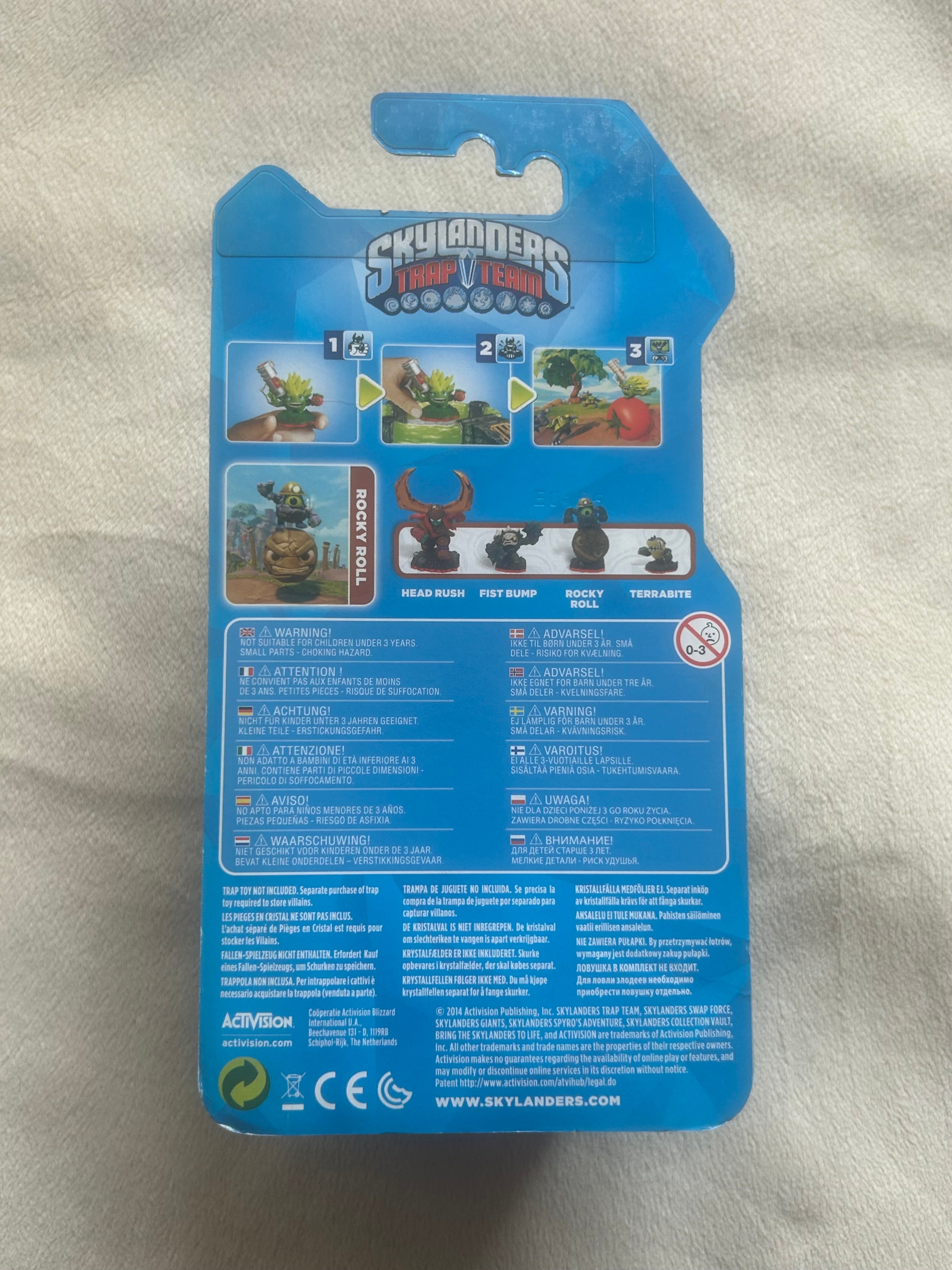Skylanders Rocky Roll BNIB Trap Team Figure New Boxed