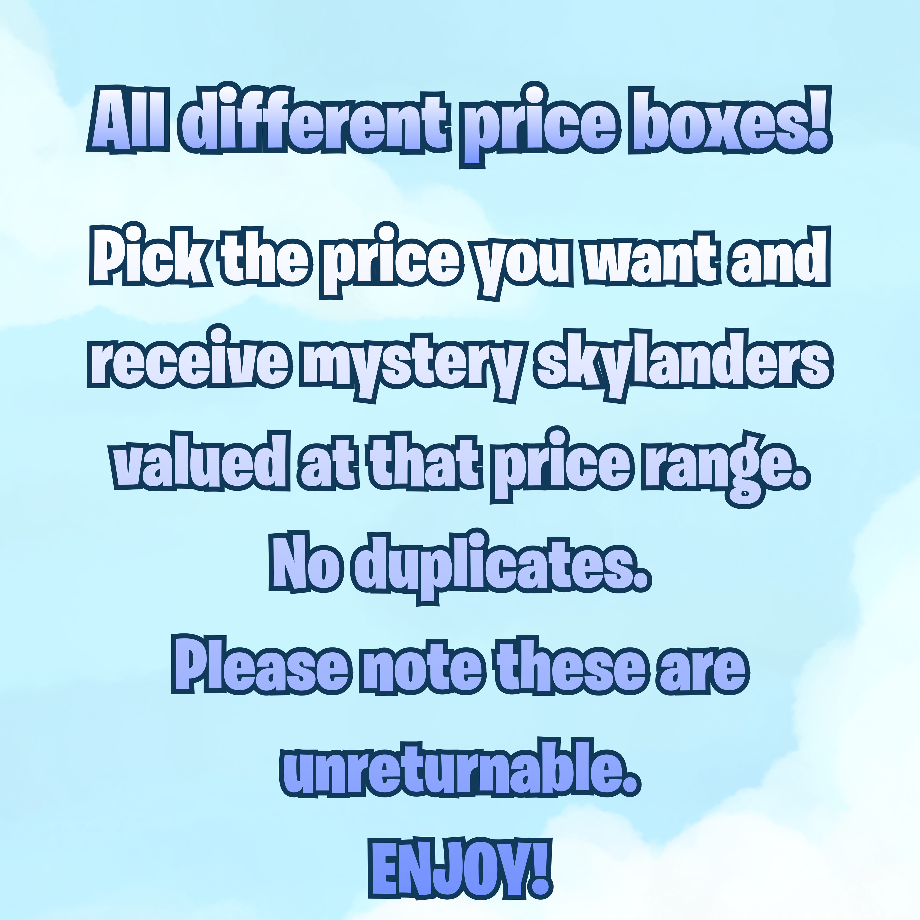 Skylanders Mystery Box