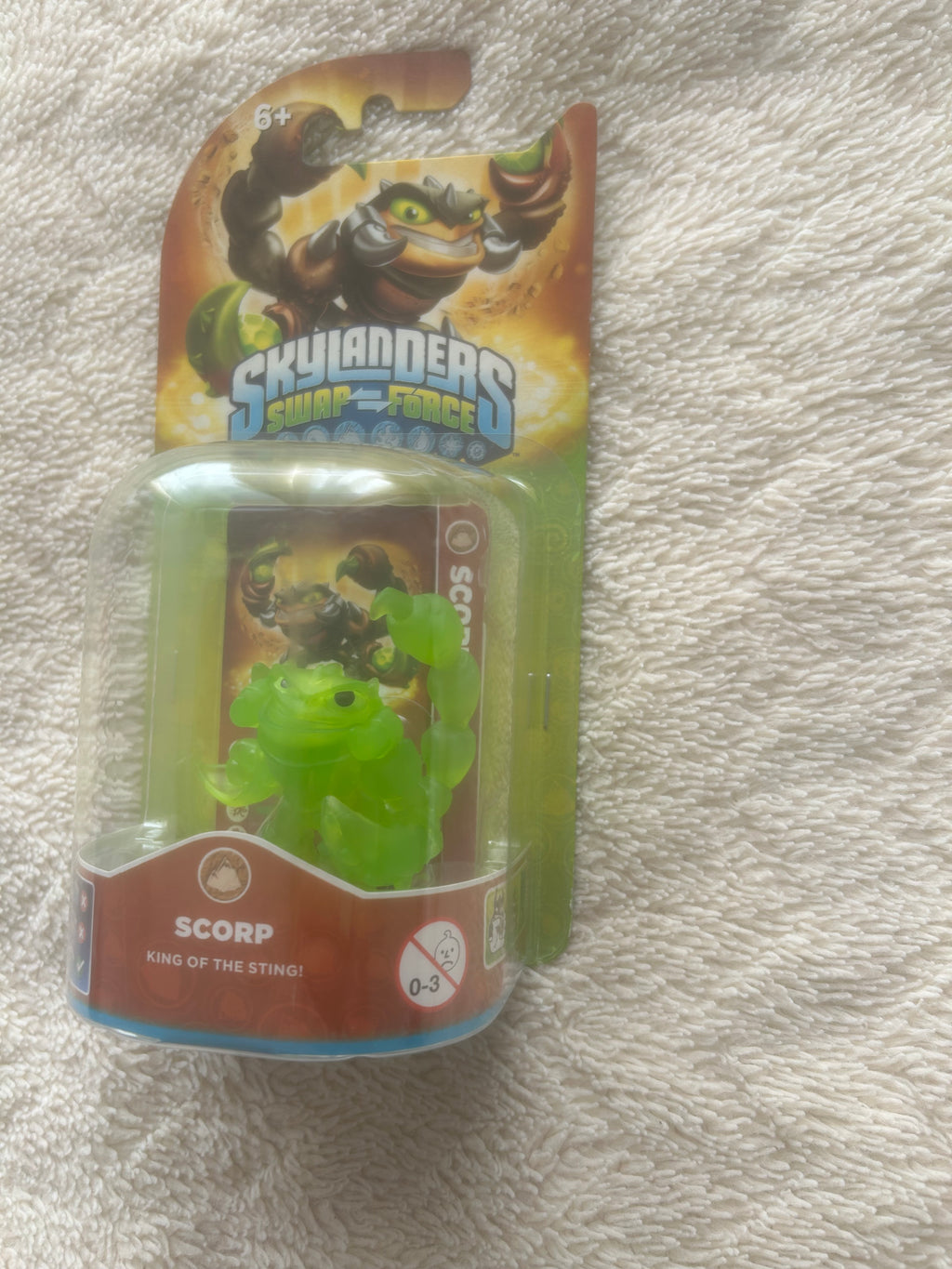 Skylanders Swap Force Rare Clear Green Translucent Scorp Chase Variant BNIB