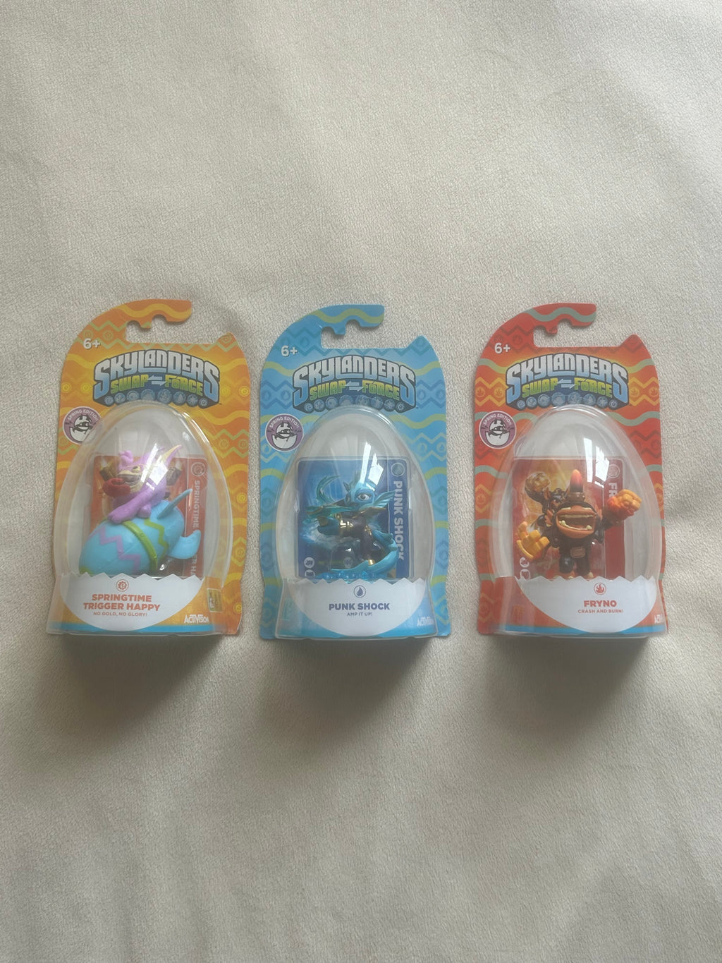 Skylanders Swap Force Spring Edition Bundle BNIB Springtime Trigger Happy Punk Shock Fryno New Boxed Trio