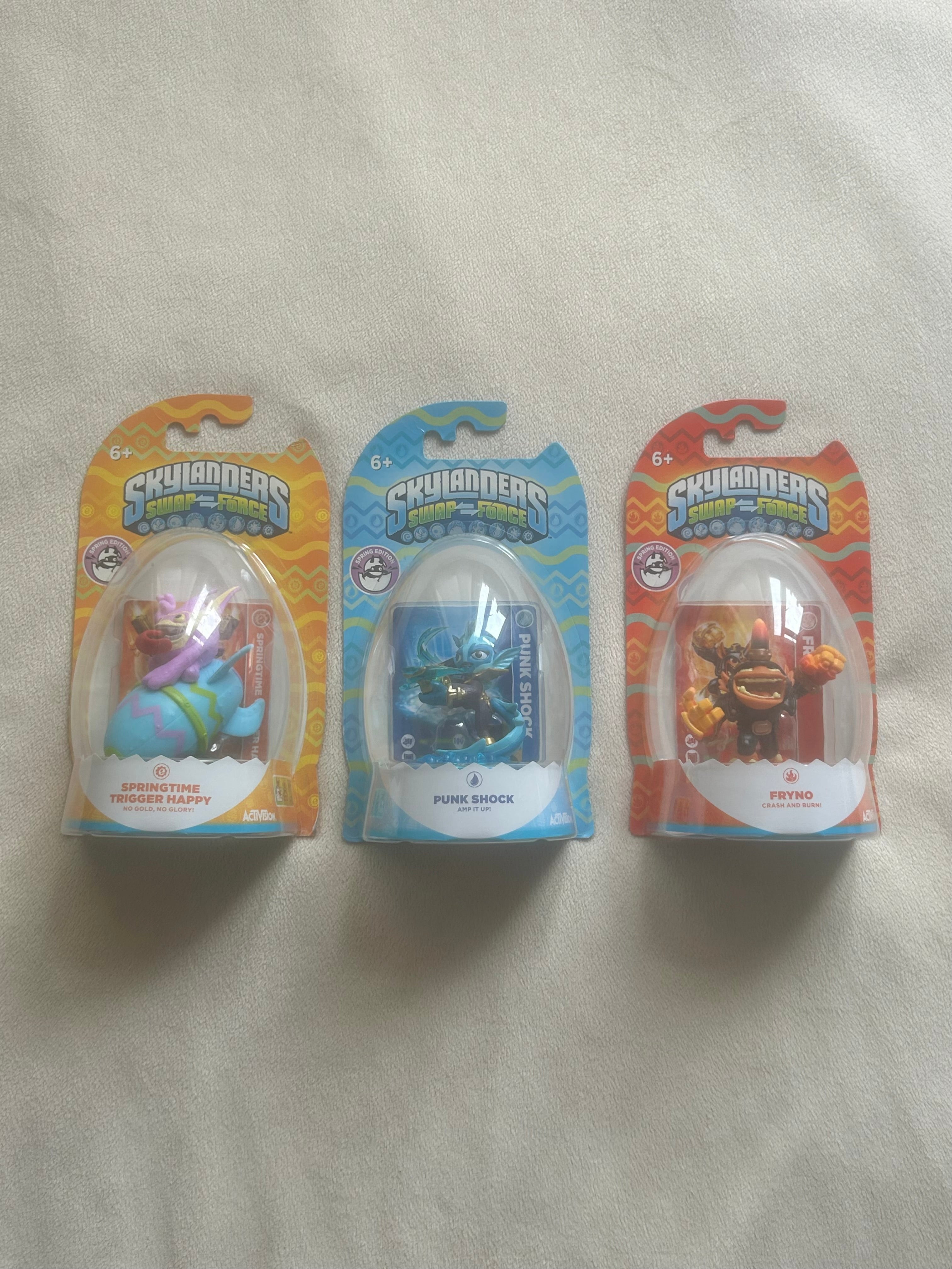 Skylanders Swap Force Spring Edition Bundle BNIB Springtime Trigger Happy Punk Shock Fryno New Boxed Trio