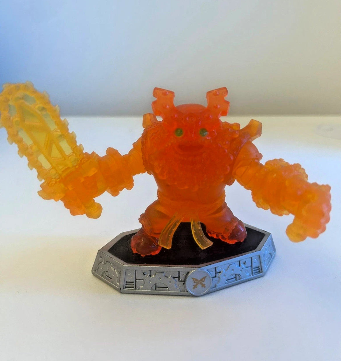 Skylanders Imaginators Rare Clear Orange Chain Reaction Sensei Figure