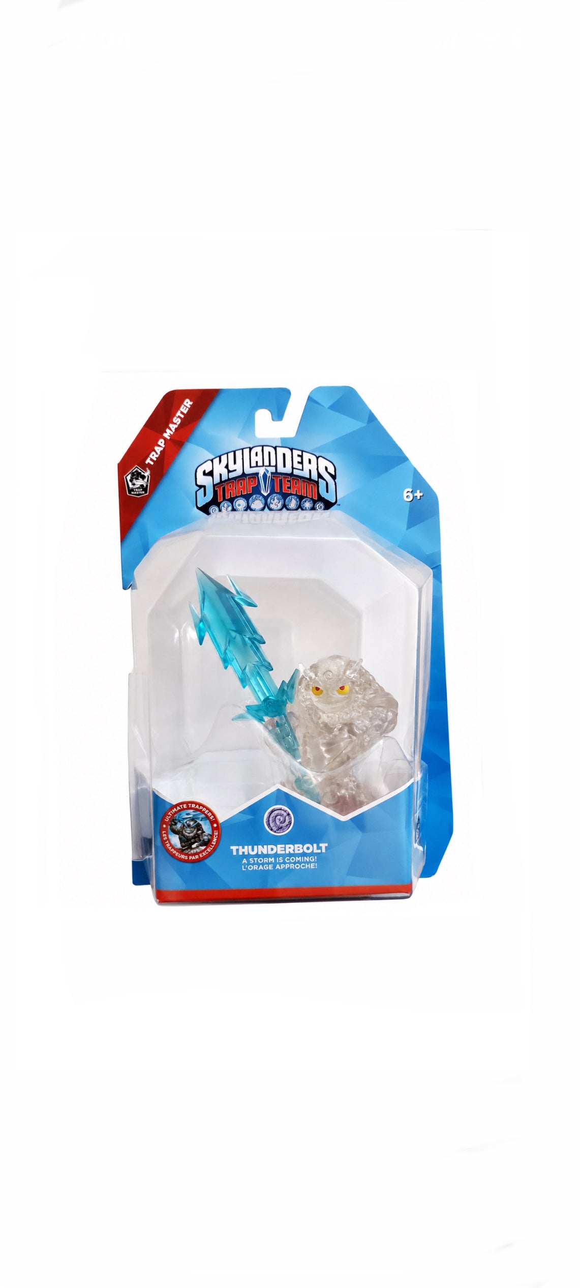 Skylanders Trap Team Rare Crystal Clear Thunderbolt Chase Varient BNIB