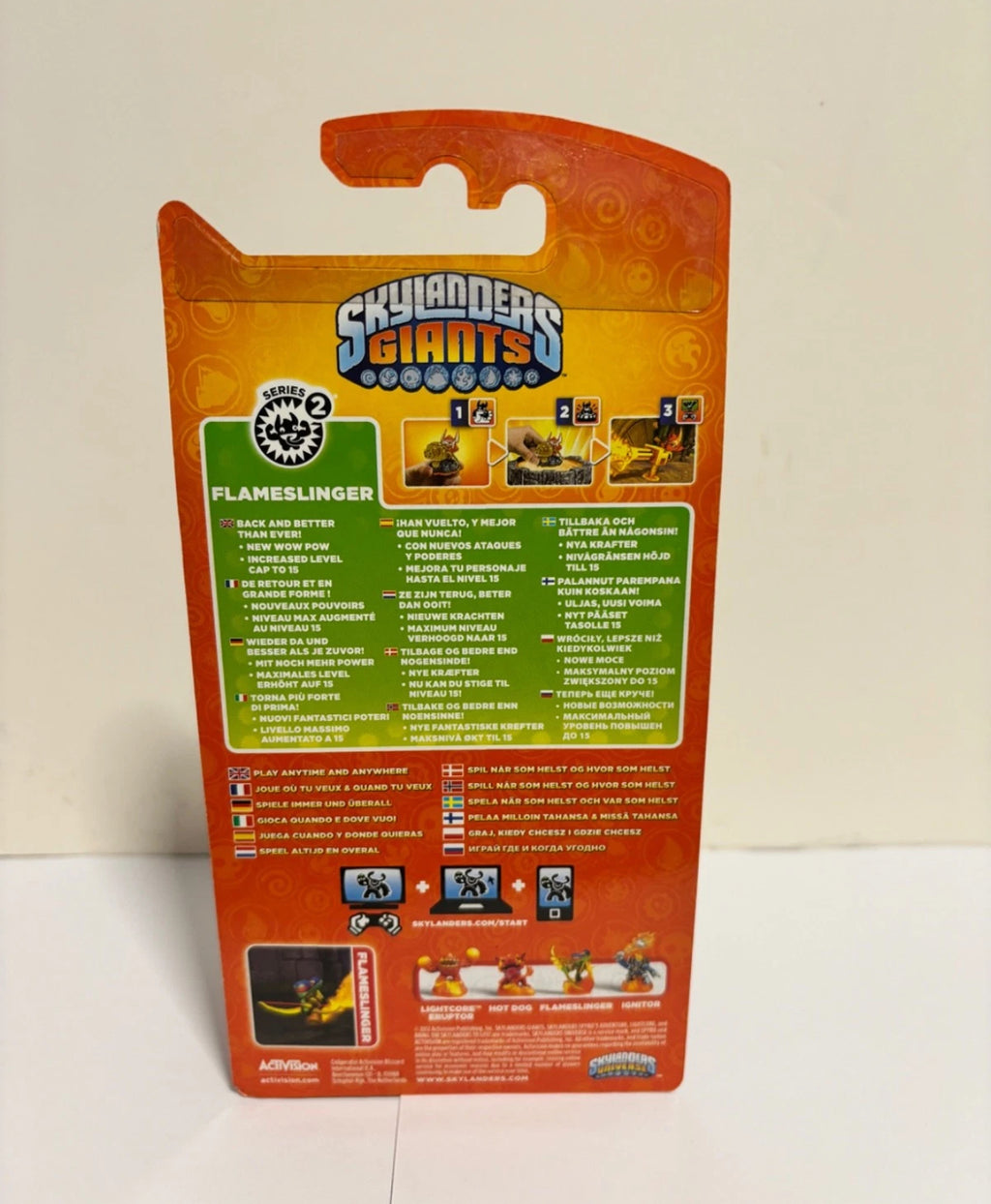 Skylanders Giants Bronze Flameslinger Boxed