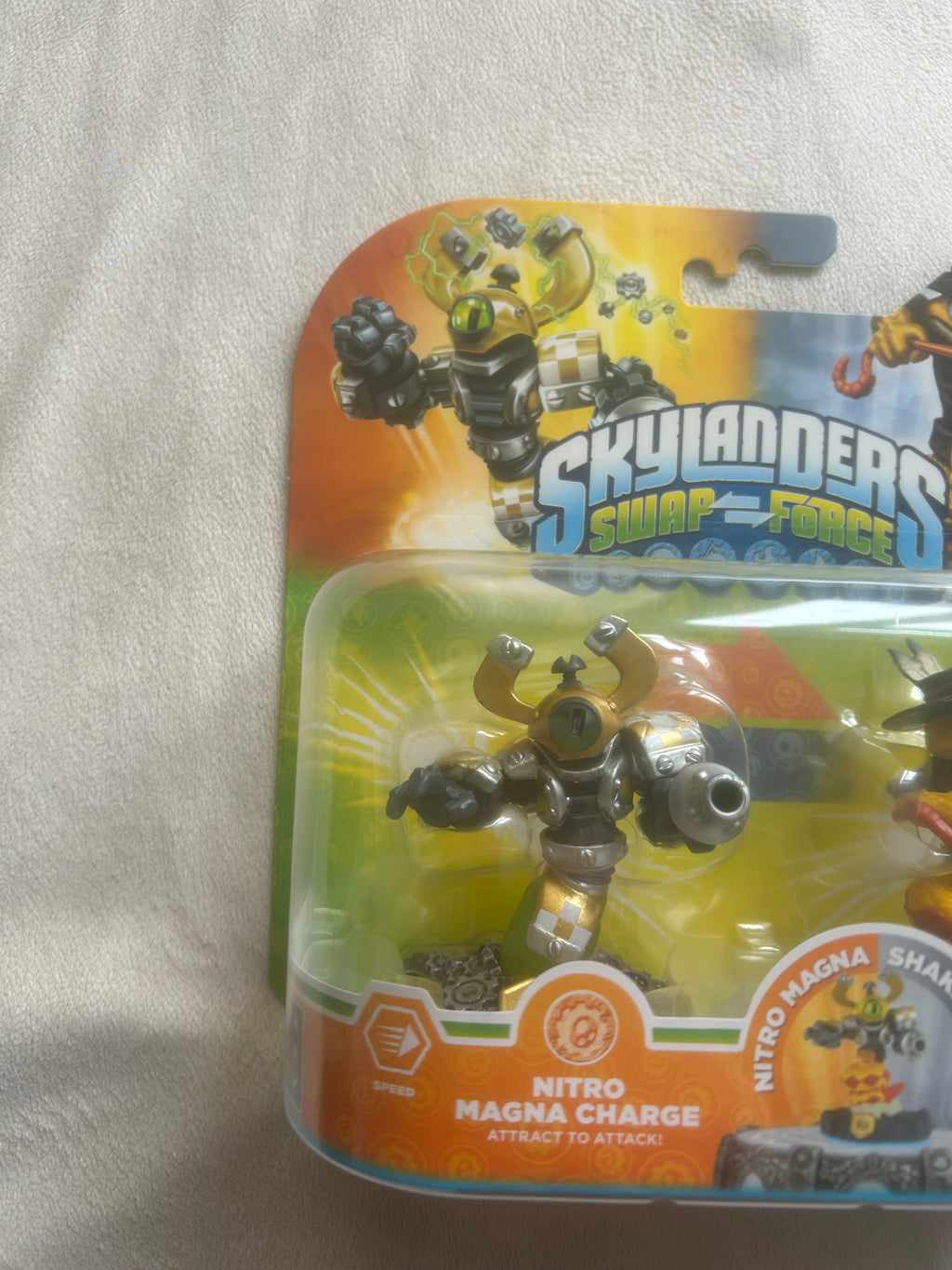 Skylanders Swap Force BNIB Rare twin pack Nitro Magna Charge Rattle shake