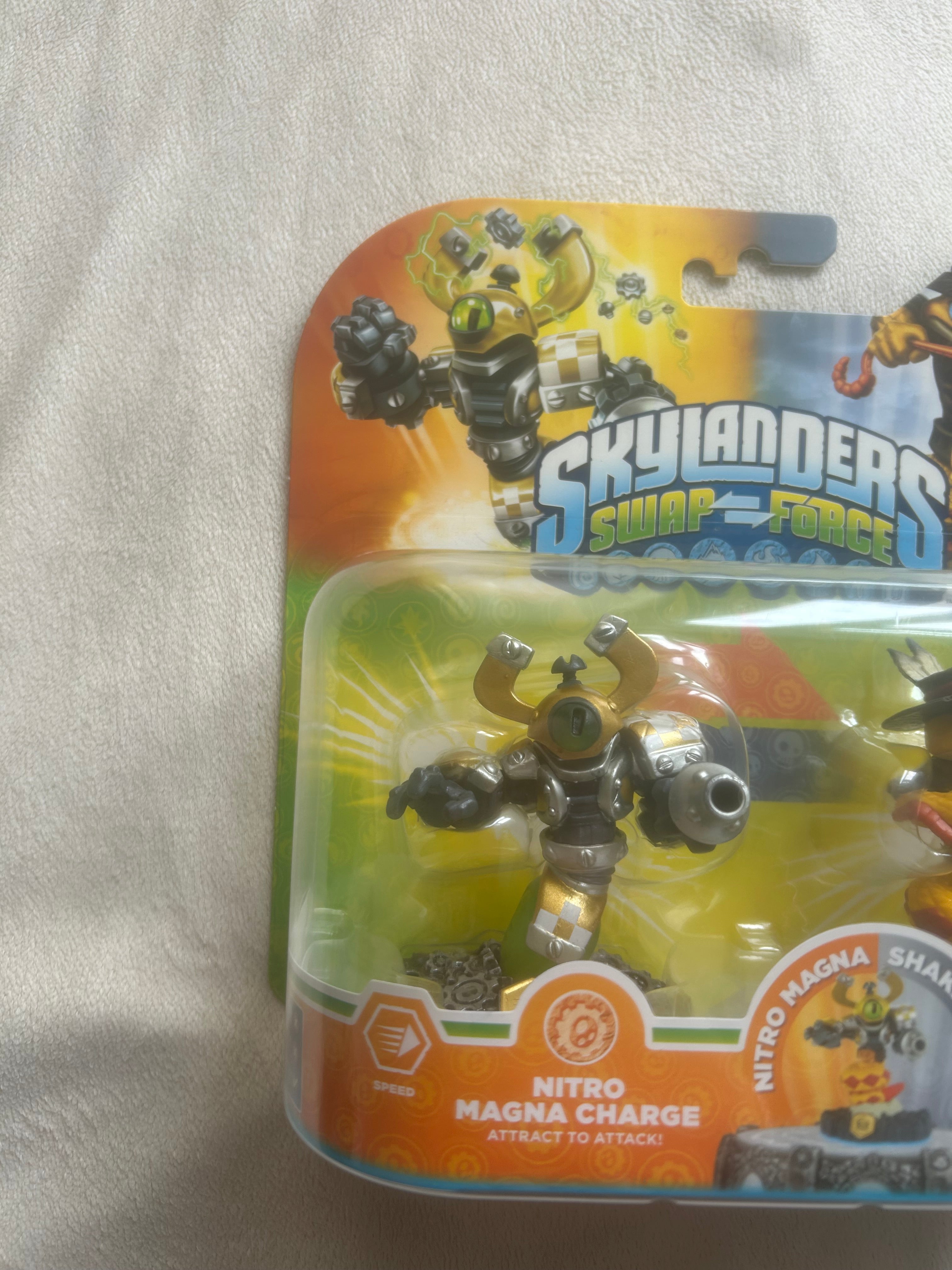 Skylanders Swap Force BNIB Rare twin pack Nitro Magna Charge Rattle shake