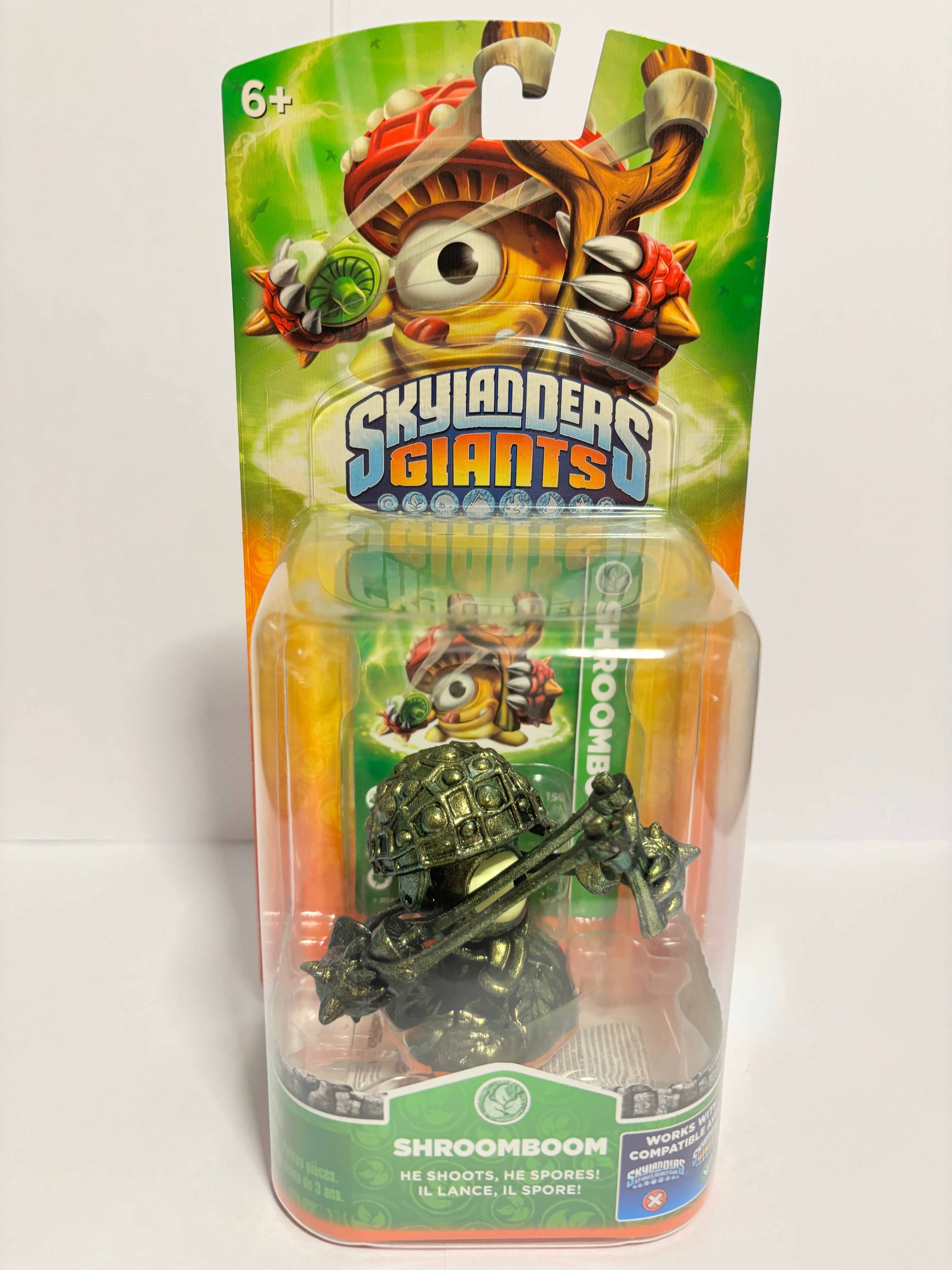 Skylanders Giants Metallic Green Shroom Boom BNIB
